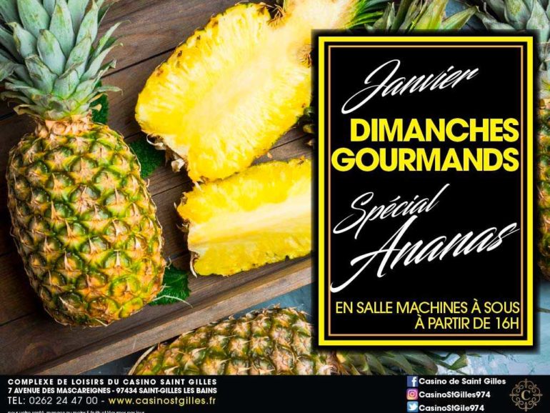 Dimanches Gourmands Janvier : spécialités à l’Ananas