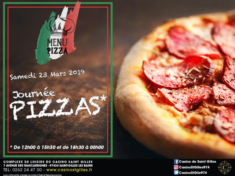 JOURNÉE PIZZAS SAMEDI 23 MARS