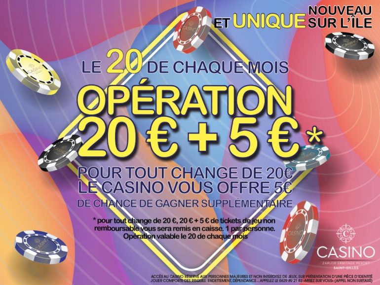 Opération 20 € + 5 € !