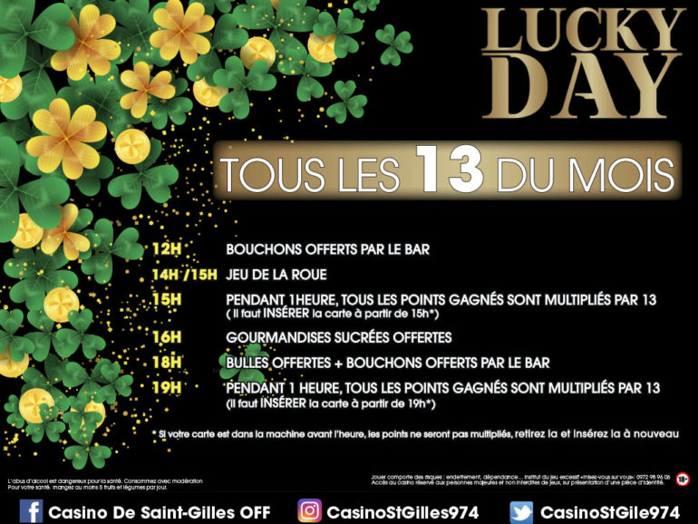 LUCKY DAY 13 JANVIER