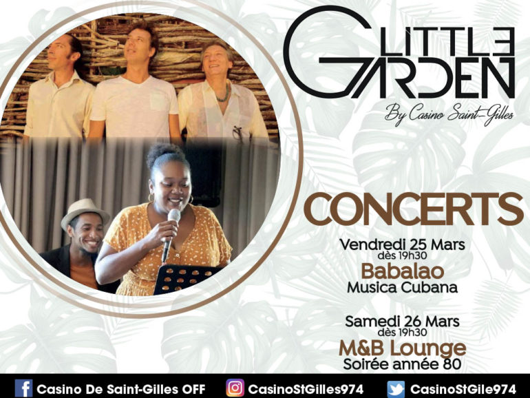 Ne manquez pas les concerts du Little Garden !