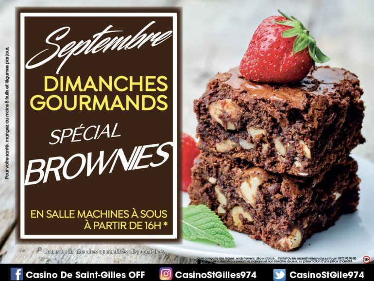 Profitez de nos Dimanches Gourmands du mois de septembre : spécial Brownies !
