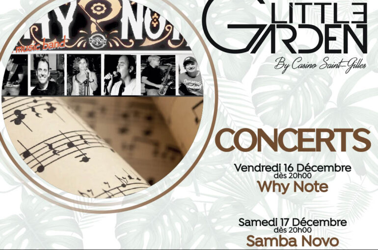 Concerts du 16 et 17 décembre – Little Garden