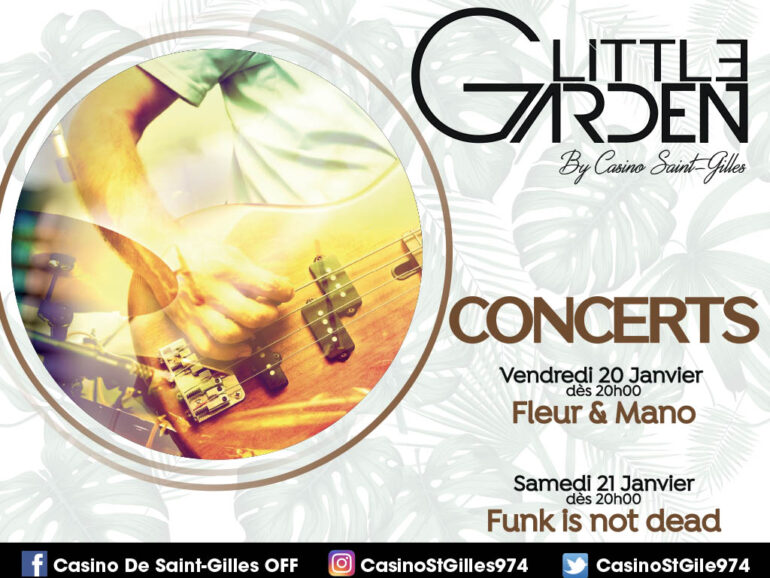 Concerts au Little Garden – 20 et 21 janvier
