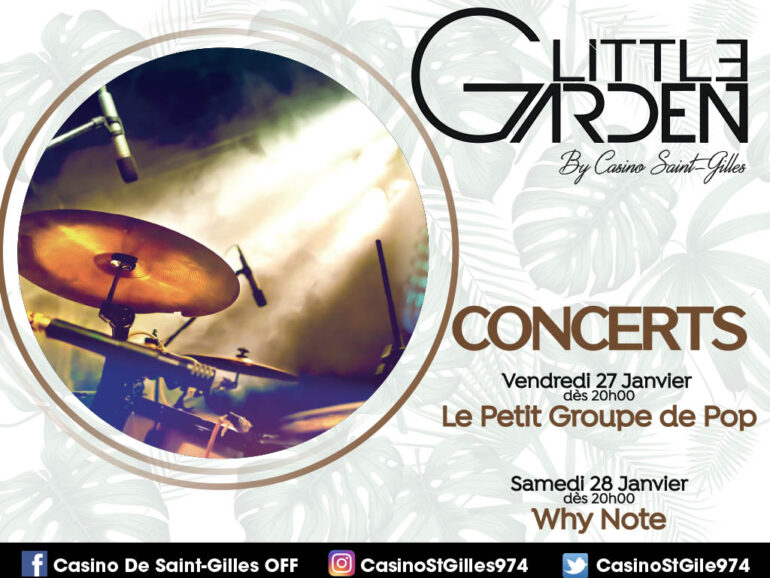 Concerts au Little Garden – 27 et 28 janvier