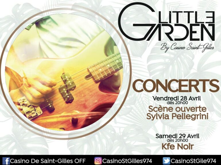 Concerts vendredi 28 et samedi 29/04 au restaurant Little Garden