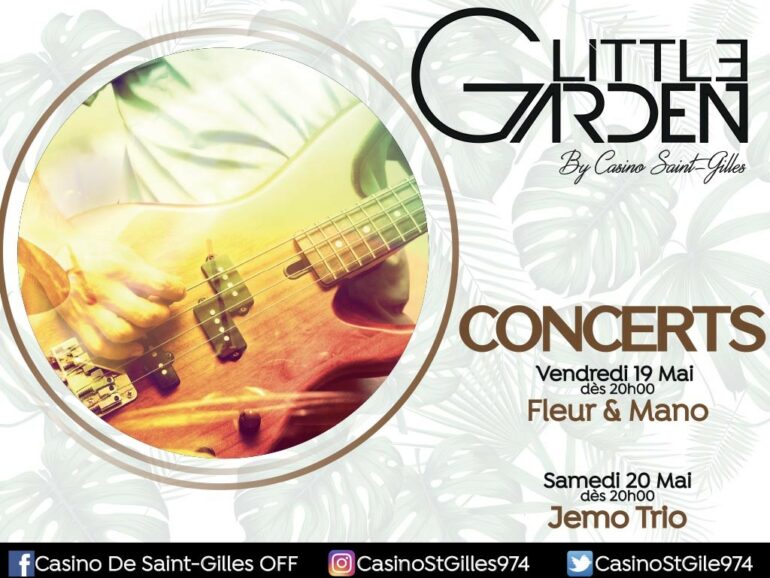 Concerts vendredi 19 et samedi 20/05 au restaurant Little Garden