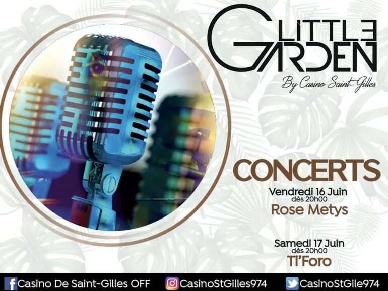 Concerts vendredi 16/06 et samedi 17/06 au restaurant Little Garden