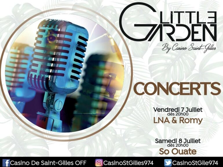 Concerts vendredi 07/07 et samedi 08/07 au restaurant Little Garden