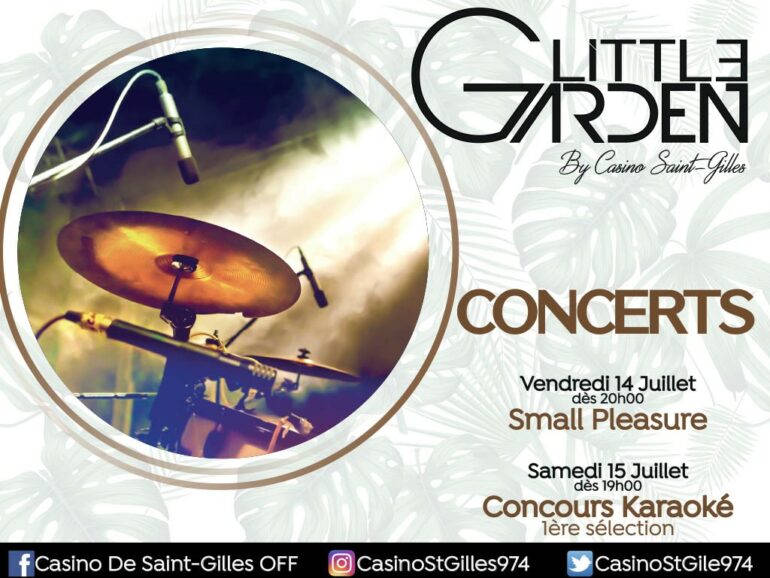 Concerts vendredi 07/07 et samedi 08/07 au restaurant Little Garden