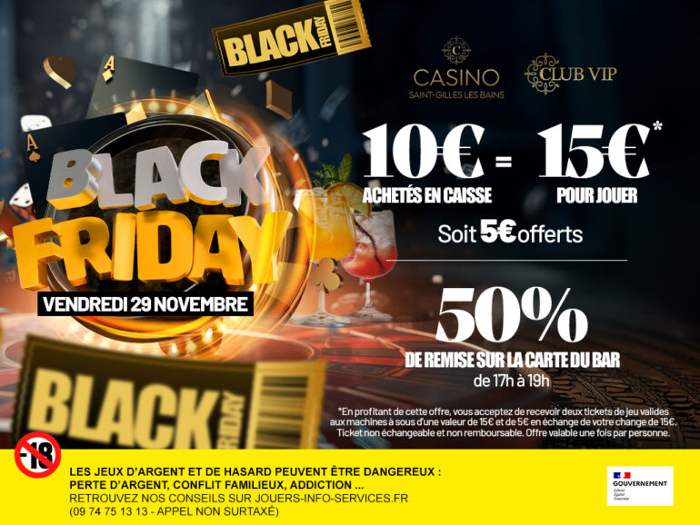 Black Friday – vendredi 29 novembre